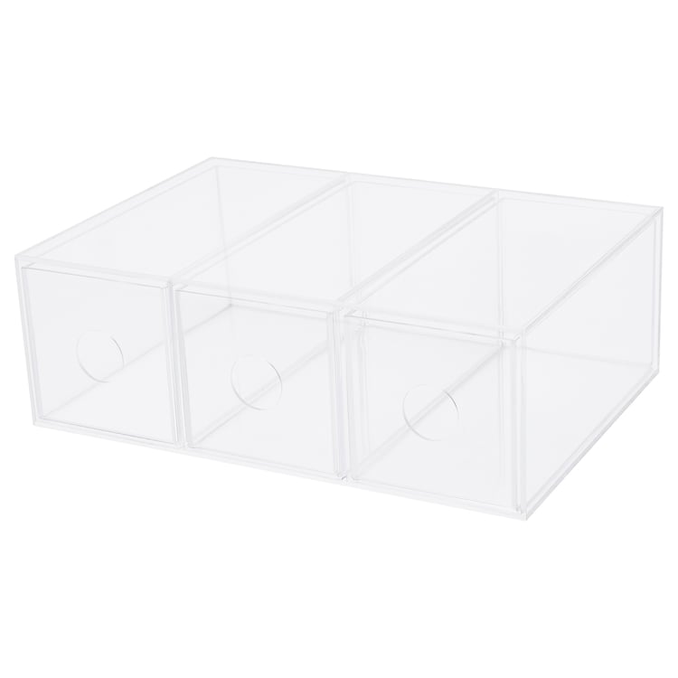 MOJAN makeup storage with 3 drawers, 8.5x17 cm IKEA