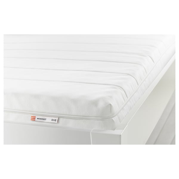 MOSHULT Foam mattress, firm/white, 140x200 cm