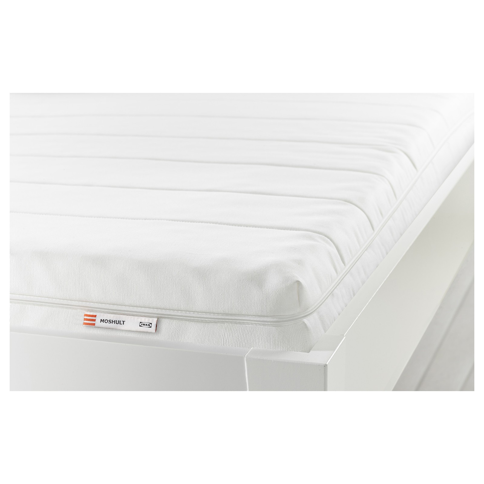 MOSHULT Foam mattress, firm/white, 140x200 cm IKEA