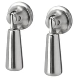 MOSSARYD Drop handle, stainless steel colour, 49 mm
