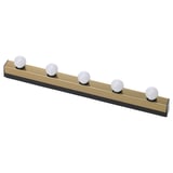 MUSIK Wall lamp, wired-in installation, brass-colour