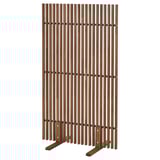 NÄMMARÖ Privacy screen, light brown stained indoor/outdoor, 140x80x50 cm