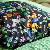NATTHÄGER Cushion cover, multicolour/jungle, 50x50 cm