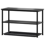 NIPÅSEN / BAGGMUCK Hallway furniture, set of 2, black/grey
