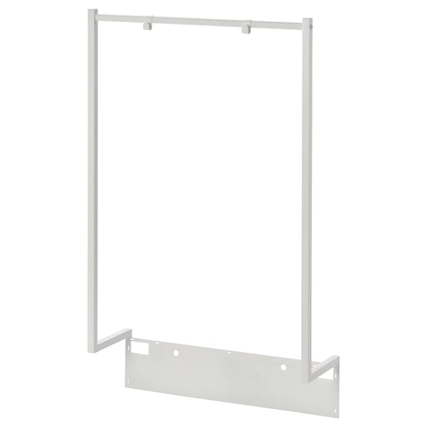 NORDLI Add-on clothes rail, white, 80x115 cm