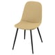 NORDMANSSKÄR Chair, black/Letafors yellow-beige