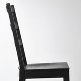 NORDVIKEN / NORDVIKEN Table and 4 chairs, black/black, 152/223x95 cm