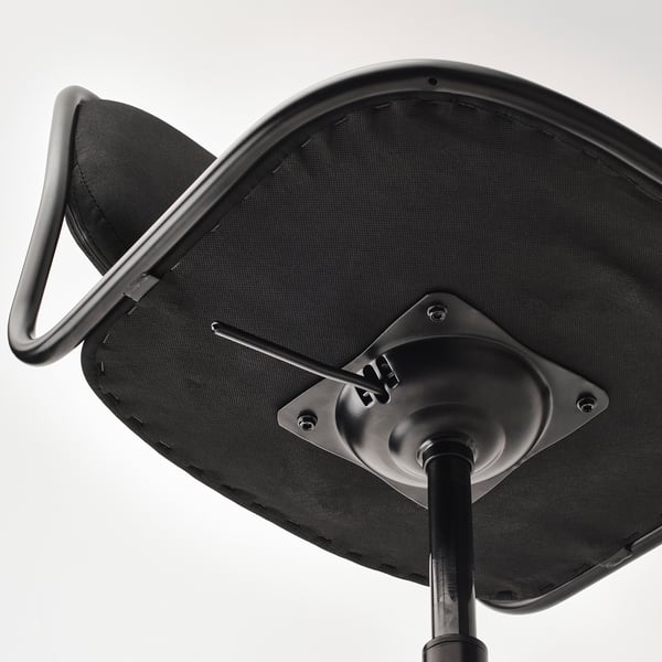 ÖRFJÄLL Swivel chair, black/Vissle black