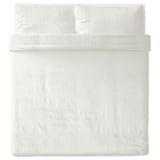 OFELIA VASS Duvet cover and 2 pillowcases, white, 240x220/50x80 cm