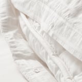 OFELIA VASS Duvet cover and 2 pillowcases, white, 240x220/50x80 cm