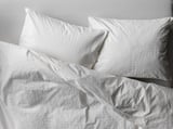 OFELIA VASS Duvet cover and 2 pillowcases, white, 240x220/50x80 cm