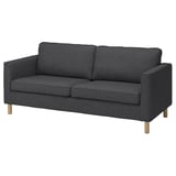 PÄRUP Cover for 3-seat sofa, Gunnared dark grey