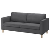 PÄRUP Cover for 3-seat sofa, Vissle grey