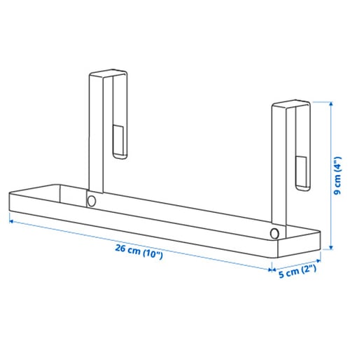 Illustration with measurements for the product: PÅLYCKE.