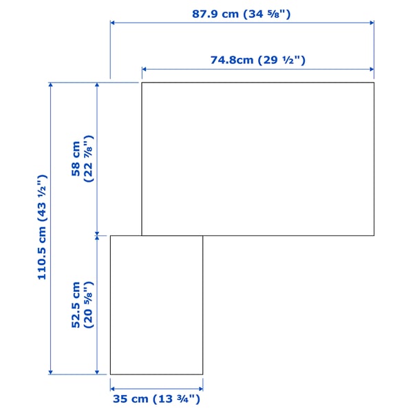 PAX / FARDAL/ÅHEIM Corner wardrobe, high-gloss white/mirror glass, 111/88x236 cm