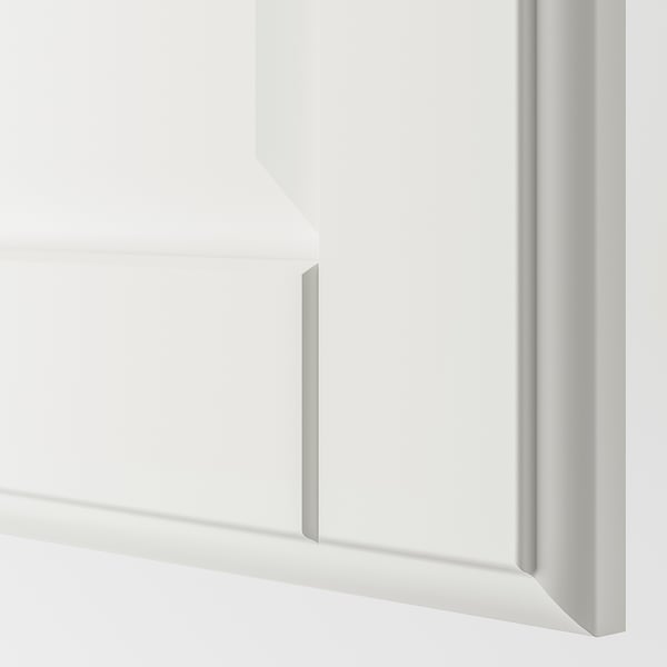 PAX / TYSSEDAL Wardrobe combination, white/white, 300x60x236 cm