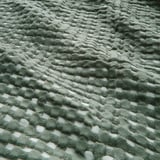 PELARTUJA Bedspread, green-grey/white, 230x250 cm
