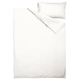 PILTANDVINGE Duvet cover and pillowcase, white, 150x200/50x80 cm