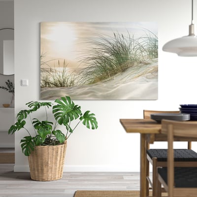 PJÄTTERYD Picture, beach grass, 118x78 cm