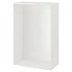 Option: PLATSA Frame, white, 80x40x120 cm