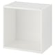 Option: PLATSA Frame, white, 60x40x60 cm