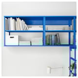 PLATSA Open shelving unit, blue, 60x40x60 cm