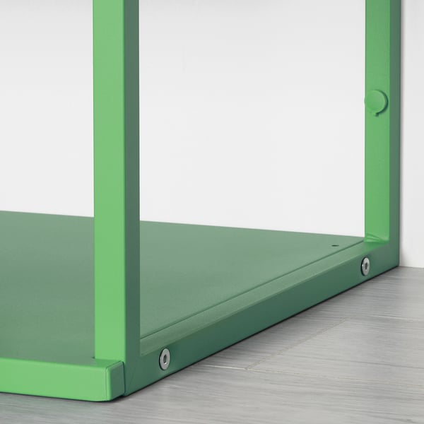 PLATSA Open shelving unit, green, 80x40x60 cm