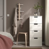 PLOGA Vertical hook rack, 60 cm