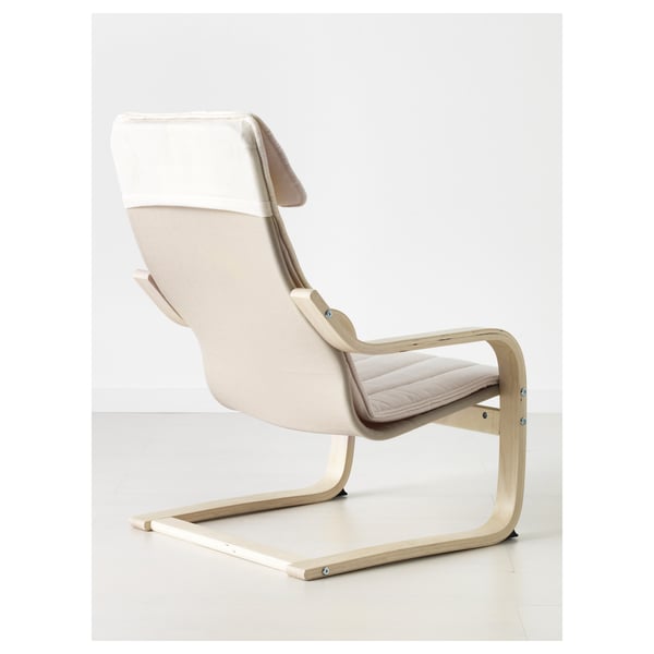 Poang Children S Armchair Birch Veneer Almas Natural Ikea