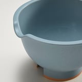 PONNYFISK Mixing bowl, light grey-blue, 1 l
