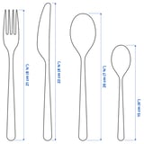 PRAKTBOTIA 16-piece cutlery set, stainless steel