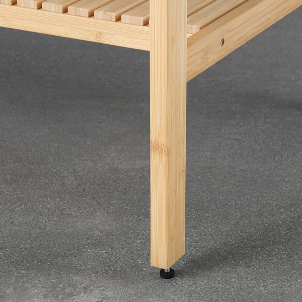 RÅGRUND Open wash-stand with 1 drawer, bamboo, 78x47x83 cm