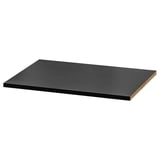 RAKKESTAD Shelf, black-brown, 56x50 cm