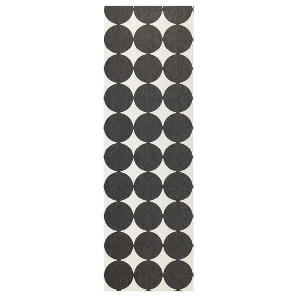 Rangela Panel Curtain White Black Ikea