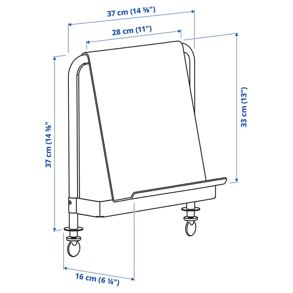 RELATERA Writing board+whiteboard, set of 2, light grey-green
