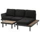 Option: REVSKÄR 3-seat conversation set, outdoor anthracite/Järpön/Duvholmen anthracite