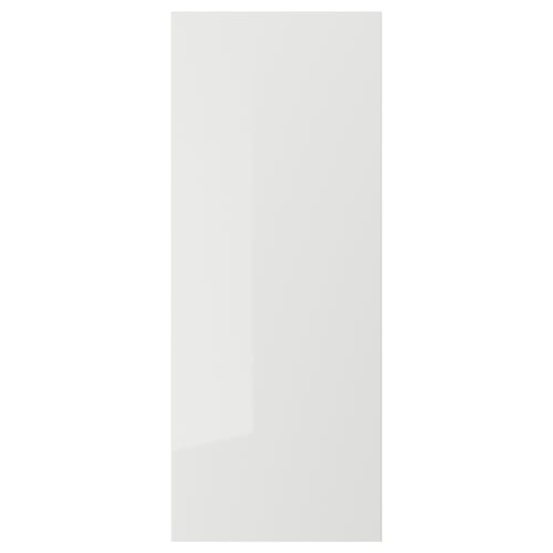White rectangular kitchen cabinet door with glossy finish.