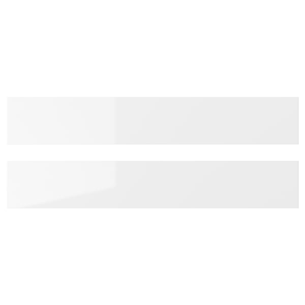 RINGHULT Drawer front, high-gloss white, 60x10 cm