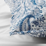 RODGERSIA Pillowcase, blue/white, 50x80 cm