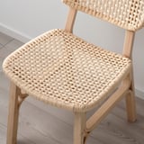 RÖNNINGE / VOXLÖV Table and 4 chairs, birch/light bamboo, 118/173 cm