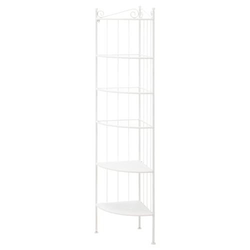 RÖNNSKÄR corner shelf unit, white IKEA