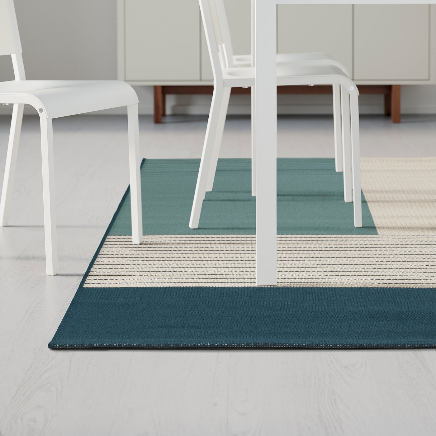 Roskilde Rug Flatwoven In Outdoor Green Blue Ikea