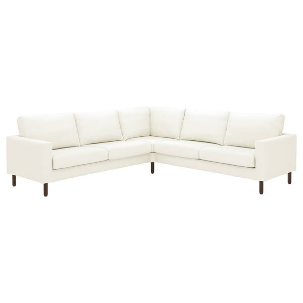 SALTSJÖBADEN Corner sofa, 4-seat, Blekinge white