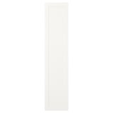 SANNIDAL Door with hinges, white, 40x180 cm