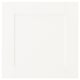 SANNIDAL Door with hinges, white, 40x40 cm