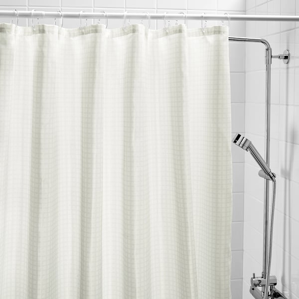 Saxalven Shower Curtain White Ikea