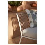 SEGERÖN 3-seat conversation set, outdoor white/beige/Frösön/Duvholmen beige