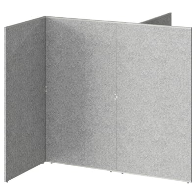 SIDORNA Room divider, grey, 162x160x150 cm