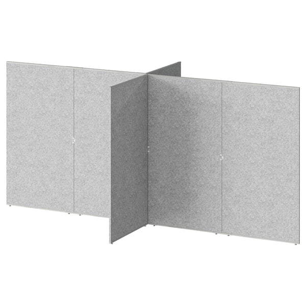 SIDORNA Room divider, grey, 324x160x150 cm