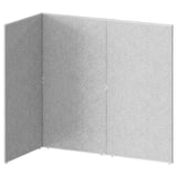 SIDORNA Room divider, grey, 324x160x150 cm